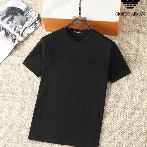 Armani T-Shirts Short Sleeved For Men #1290286