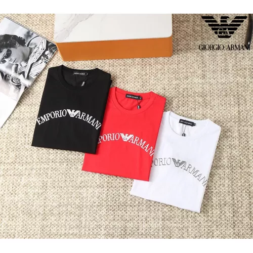 Cheap Armani T-Shirts Short Sleeved For Men #1290287 Replica Wholesale [$38.00 USD] [ITEM#1290287] on Replica Armani T-Shirts