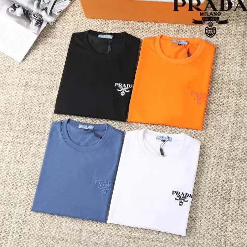 Cheap Prada T-Shirts Short Sleeved For Men #1290305 Replica Wholesale [$38.00 USD] [ITEM#1290305] on Replica Prada T-Shirts