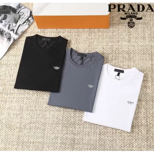 Cheap Prada T-Shirts Short Sleeved For Men #1290306 Replica Wholesale [$38.00 USD] [ITEM#1290306] on Replica Prada T-Shirts