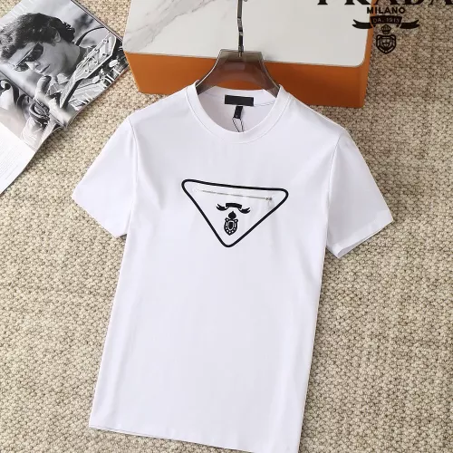 Prada T-Shirts Short Sleeved For Men #1290309