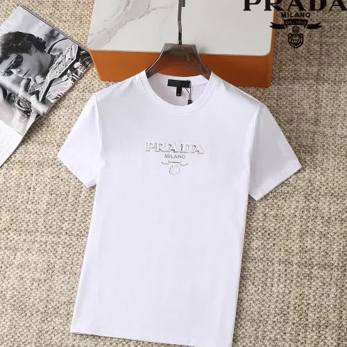 Cheap Prada T-Shirts Short Sleeved For Men #1290317 Replica Wholesale [$38.00 USD] [ITEM#1290317] on Replica Prada T-Shirts