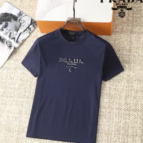 Cheap Prada T-Shirts Short Sleeved For Men #1290318 Replica Wholesale [$38.00 USD] [ITEM#1290318] on Replica Prada T-Shirts