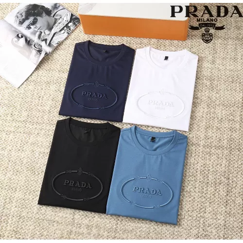 Cheap Prada T-Shirts Short Sleeved For Men #1290320 Replica Wholesale [$38.00 USD] [ITEM#1290320] on Replica Prada T-Shirts