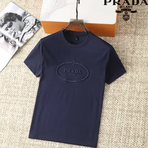 Prada T-Shirts Short Sleeved For Men #1290322