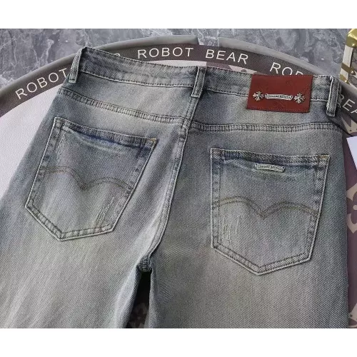 Cheap Chrome Hearts Jeans For Men #1290370 Replica Wholesale [$48.00 USD] [ITEM#1290370] on Replica Chrome Hearts Jeans