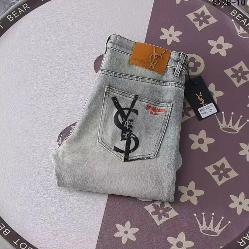 Cheap Yves Saint Laurent YSL Jeans For Men #1290373 Replica Wholesale [$48.00 USD] [ITEM#1290373] on Replica Yves Saint Laurent YSL Jeans