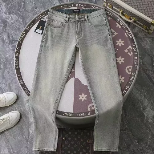 Cheap Yves Saint Laurent YSL Jeans For Men #1290373 Replica Wholesale [$48.00 USD] [ITEM#1290373] on Replica Yves Saint Laurent YSL Jeans