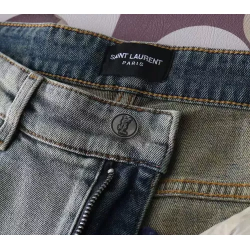 Cheap Yves Saint Laurent YSL Jeans For Men #1290373 Replica Wholesale [$48.00 USD] [ITEM#1290373] on Replica Yves Saint Laurent YSL Jeans