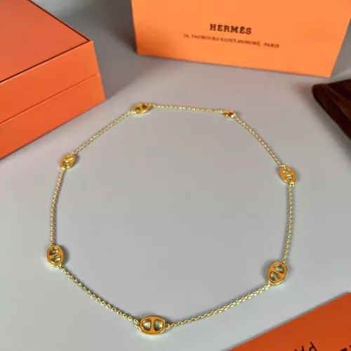 Cheap Hermes Necklaces #1290385 Replica Wholesale [$40.00 USD] [ITEM#1290385] on Replica Hermes Necklaces