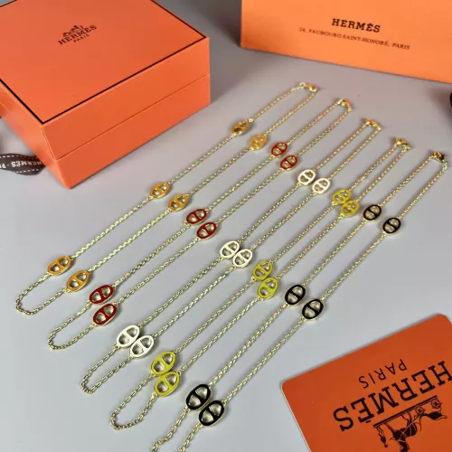 Cheap Hermes Necklaces #1290387 Replica Wholesale [$40.00 USD] [ITEM#1290387] on Replica Hermes Necklaces