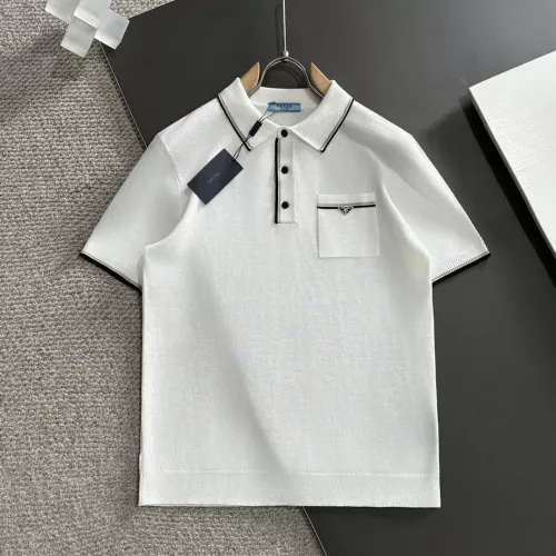 Cheap Prada T-Shirts Short Sleeved For Men #1290574 Replica Wholesale [$56.00 USD] [ITEM#1290574] on Replica Prada T-Shirts