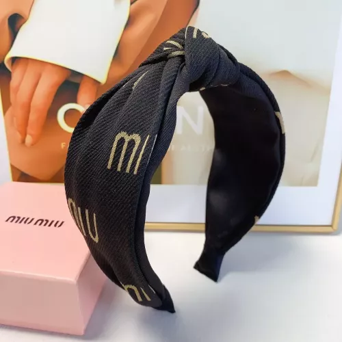 Cheap MIU MIU Headband For Women #1290928 Replica Wholesale [$27.00 USD] [ITEM#1290928] on Replica MIU MIU Headband