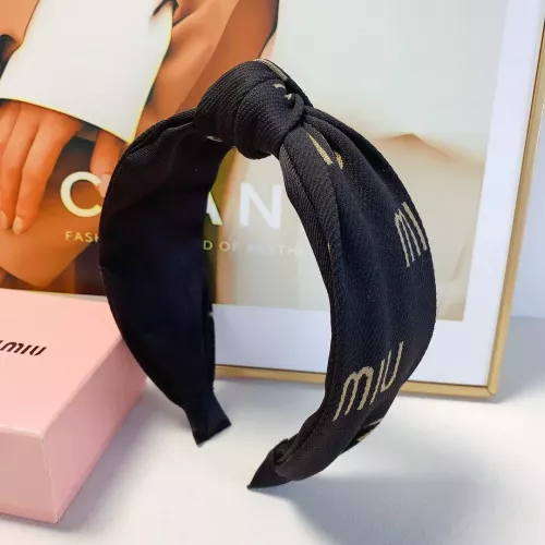 Cheap MIU MIU Headband For Women #1290928 Replica Wholesale [$27.00 USD] [ITEM#1290928] on Replica MIU MIU Headband