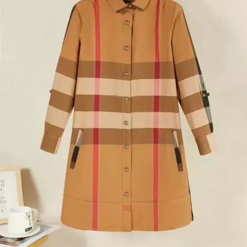 Burberry Dresses Long Sleeved For Women #1291023