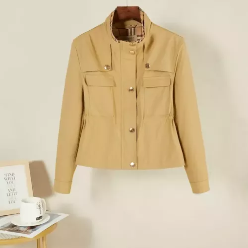 Cheap Burberry Jackets Long Sleeved For Women #1291032 Replica Wholesale [$135.00 USD] [ITEM#1291032] on Replica Burberry Jackets