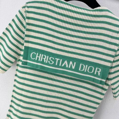 Cheap Christian Dior Sweaters Short Sleeved For Women #1291136 Replica Wholesale [$96.00 USD] [ITEM#1291136] on Replica Christian Dior Sweaters