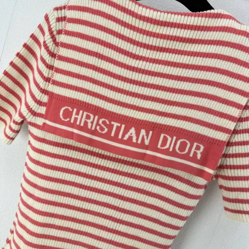 Cheap Christian Dior Sweaters Short Sleeved For Women #1291137 Replica Wholesale [$96.00 USD] [ITEM#1291137] on Replica Christian Dior Sweaters