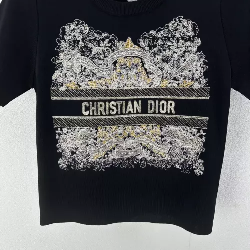 Cheap Christian Dior Sweaters Short Sleeved For Women #1291139 Replica Wholesale [$80.00 USD] [ITEM#1291139] on Replica Christian Dior Sweaters