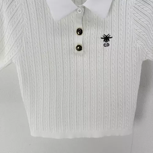 Cheap Christian Dior Sweaters Short Sleeved For Women #1291143 Replica Wholesale [$80.00 USD] [ITEM#1291143] on Replica Christian Dior Sweaters