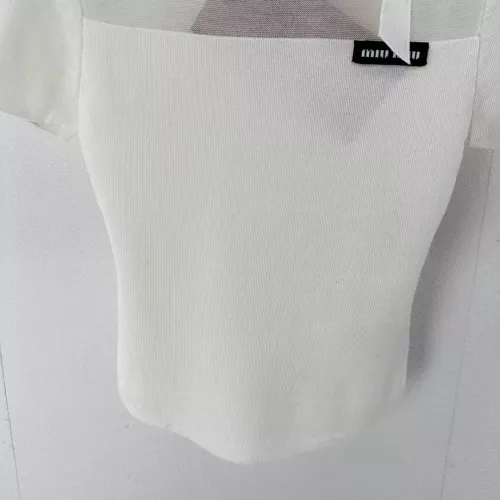 Cheap MIU MIU Sweater Short Sleeved For Women #1291151 Replica Wholesale [$88.00 USD] [ITEM#1291151] on Replica MIU MIU Sweater