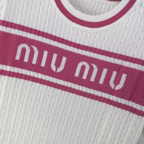 Cheap MIU MIU Sweater Short Sleeved For Women #1291160 Replica Wholesale [$80.00 USD] [ITEM#1291160] on Replica MIU MIU Sweater