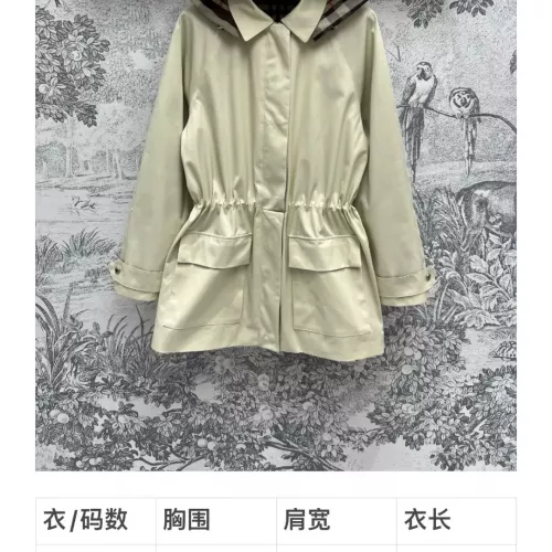 Cheap Burberry Coats Long Sleeved For Women #1291408 Replica Wholesale [$162.00 USD] [ITEM#1291408] on Replica Burberry Coats