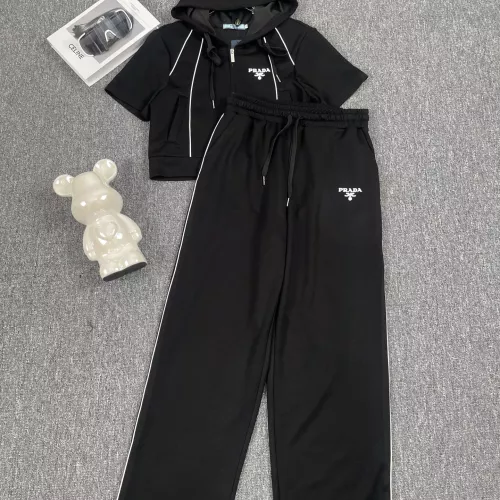 Prada Tracksuits Short Sleeved For Women #1291508