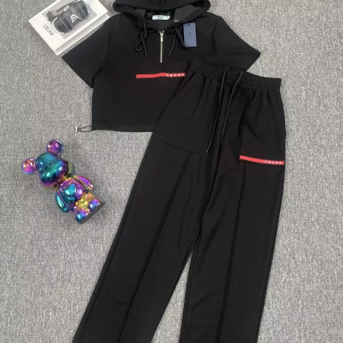 Prada Tracksuits Short Sleeved For Women #1291519