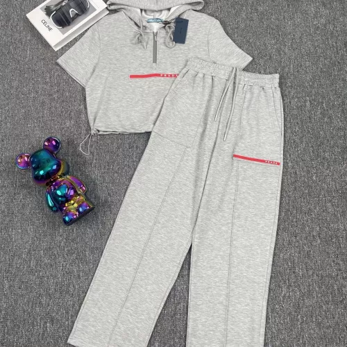 Prada Tracksuits Short Sleeved For Women #1291521