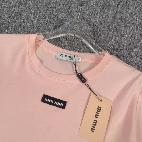 Cheap MIU MIU Tracksuits Short Sleeved For Women #1291531 Replica Wholesale [$85.00 USD] [ITEM#1291531] on Replica MIU MIU Tracksuits