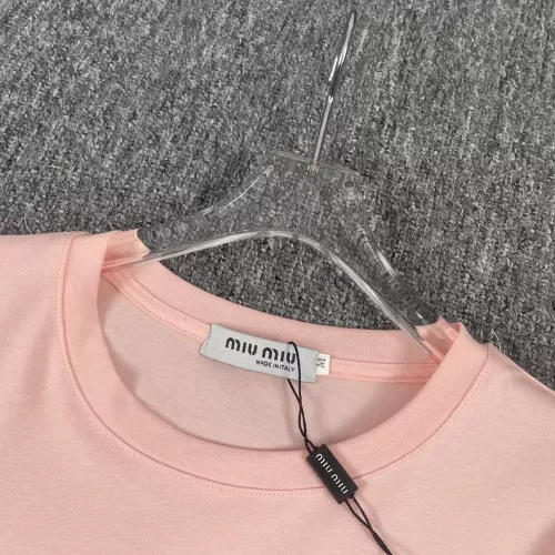 Cheap MIU MIU Tracksuits Short Sleeved For Women #1291531 Replica Wholesale [$85.00 USD] [ITEM#1291531] on Replica MIU MIU Tracksuits