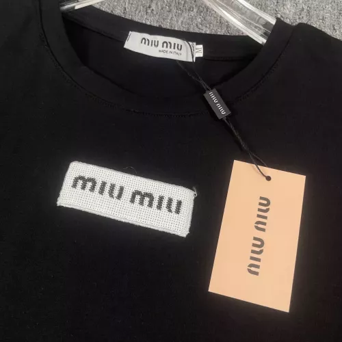 Cheap MIU MIU Tracksuits Short Sleeved For Women #1291534 Replica Wholesale [$85.00 USD] [ITEM#1291534] on Replica MIU MIU Tracksuits