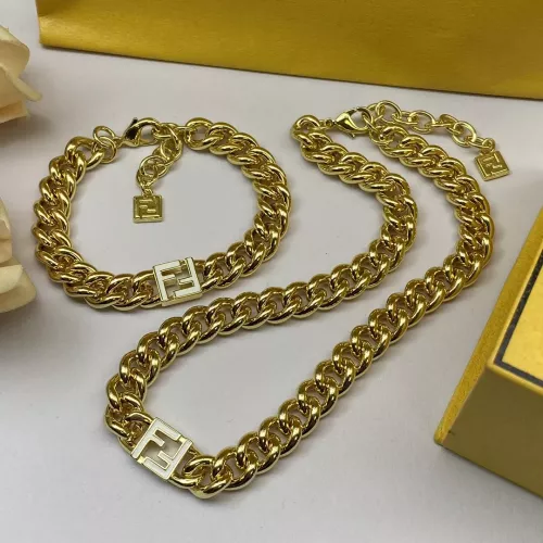 Cheap Fendi Jewelry Set #1291665 Replica Wholesale [$42.00 USD] [ITEM#1291665] on Replica Fendi Jewelry Set