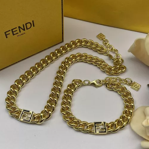 Cheap Fendi Jewelry Set #1291666 Replica Wholesale [$42.00 USD] [ITEM#1291666] on Replica Fendi Jewelry Set