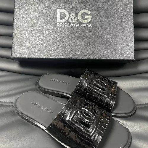 Cheap Dolce &amp; Gabbana D&amp;G Slippers For Men #1291702 Replica Wholesale [$68.00 USD] [ITEM#1291702] on Replica Dolce &amp; Gabbana D&amp;G Slippers