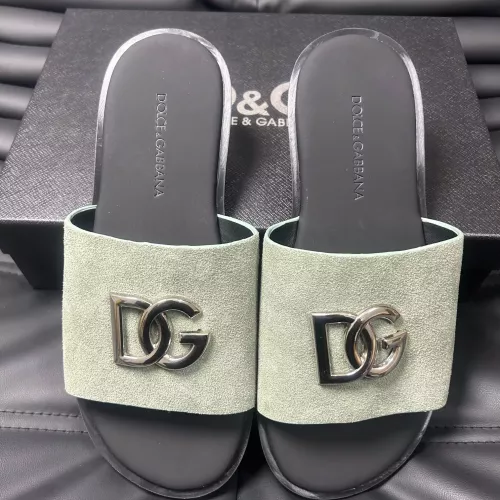 Cheap Dolce &amp; Gabbana D&amp;G Slippers For Men #1291703 Replica Wholesale [$68.00 USD] [ITEM#1291703] on Replica Dolce &amp; Gabbana D&amp;G Slippers