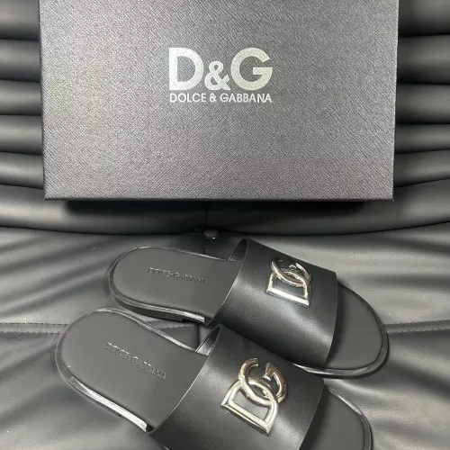 Cheap Dolce &amp; Gabbana D&amp;G Slippers For Men #1291707 Replica Wholesale [$68.00 USD] [ITEM#1291707] on Replica Dolce &amp; Gabbana D&amp;G Slippers