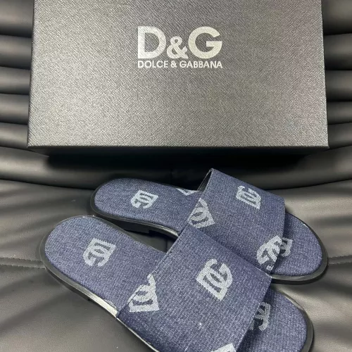 Cheap Dolce &amp; Gabbana D&amp;G Slippers For Men #1291708 Replica Wholesale [$68.00 USD] [ITEM#1291708] on Replica Dolce &amp; Gabbana D&amp;G Slippers