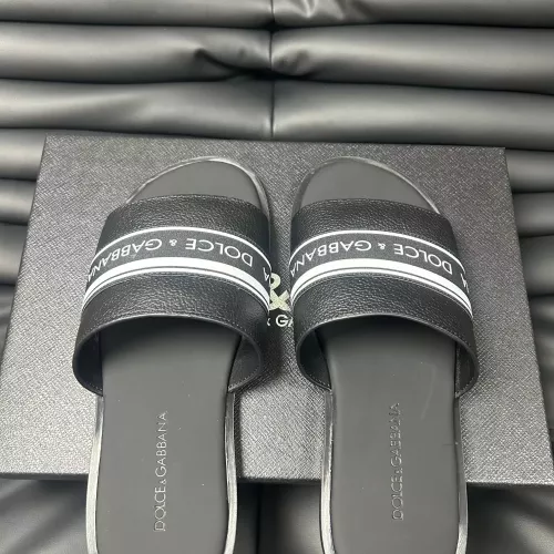 Cheap Dolce &amp; Gabbana D&amp;G Slippers For Men #1291715 Replica Wholesale [$68.00 USD] [ITEM#1291715] on Replica Dolce &amp; Gabbana D&amp;G Slippers