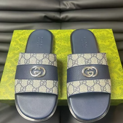 Cheap Gucci Slippers For Men #1291791 Replica Wholesale [$68.00 USD] [ITEM#1291791] on Replica Gucci Slippers