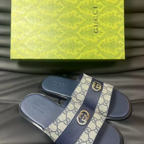 Cheap Gucci Slippers For Men #1291791 Replica Wholesale [$68.00 USD] [ITEM#1291791] on Replica Gucci Slippers