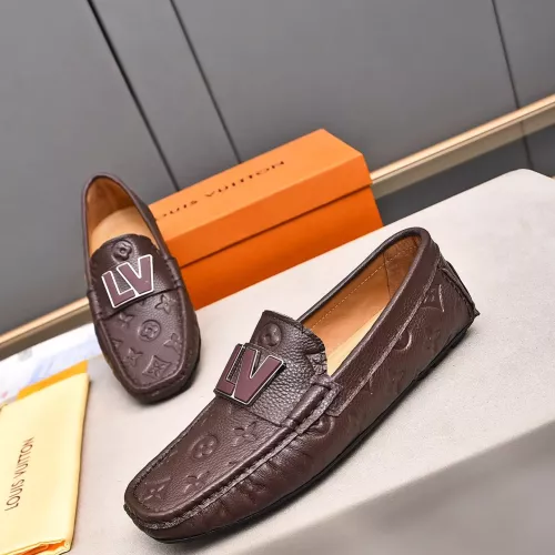 Cheap Louis Vuitton LV Oxfords Shoes For Men #1291887 Replica Wholesale [$80.00 USD] [ITEM#1291887] on Replica Louis Vuitton LV Oxfords Shoes