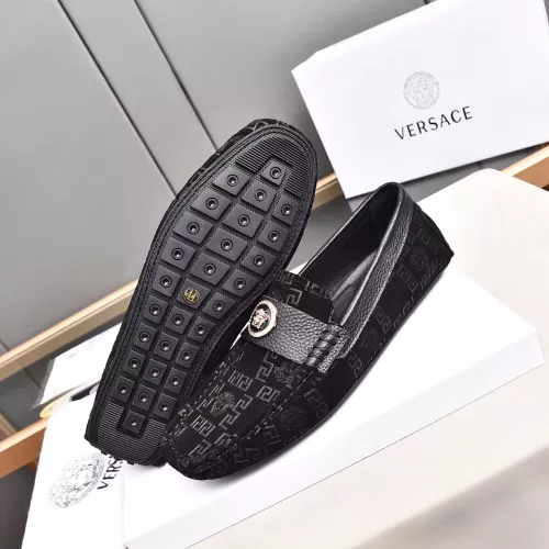 Cheap Versace Leather Shoes For Men #1291893 Replica Wholesale [$80.00 USD] [ITEM#1291893] on Replica Versace Leather Shoes