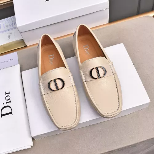 Cheap Christian Dior Leather Shoes For Men #1291899 Replica Wholesale [$80.00 USD] [ITEM#1291899] on Replica Christian Dior Leather Shoes