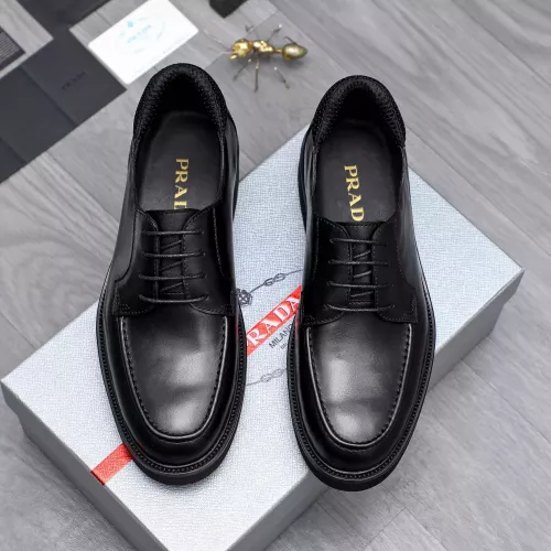 Cheap Prada Leather Shoes For Men #1291978 Replica Wholesale [$96.00 USD] [ITEM#1291978] on Replica Prada Leather Shoes