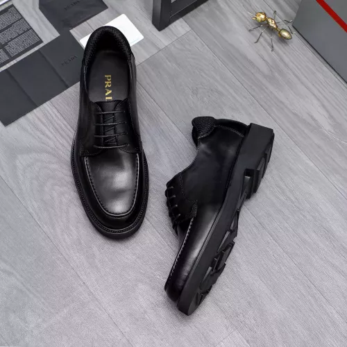 Cheap Prada Leather Shoes For Men #1291978 Replica Wholesale [$96.00 USD] [ITEM#1291978] on Replica Prada Leather Shoes