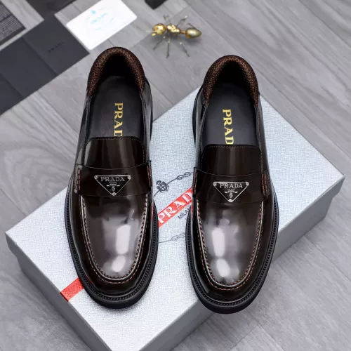 Cheap Prada Leather Shoes For Men #1291980 Replica Wholesale [$96.00 USD] [ITEM#1291980] on Replica Prada Leather Shoes