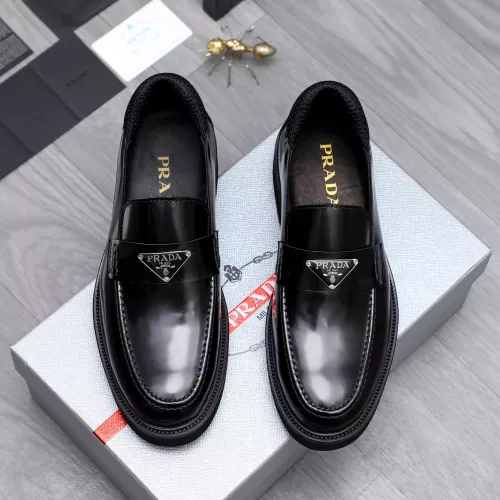 Cheap Prada Leather Shoes For Men #1291984 Replica Wholesale [$96.00 USD] [ITEM#1291984] on Replica Prada Leather Shoes