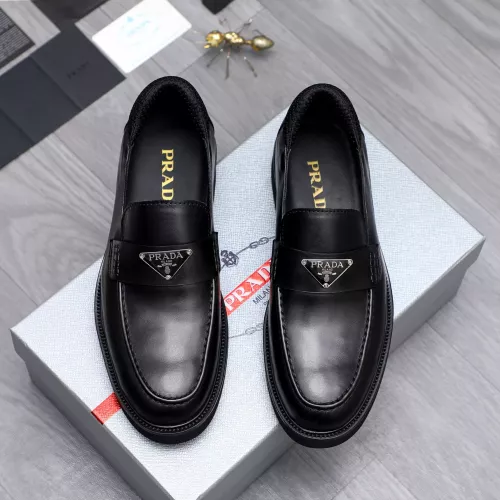 Cheap Prada Leather Shoes For Men #1291985 Replica Wholesale [$96.00 USD] [ITEM#1291985] on Replica Prada Leather Shoes